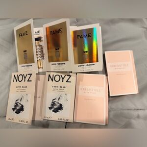 7 Packs Of Sample Perfume Givenchy , NOYZ, Fame